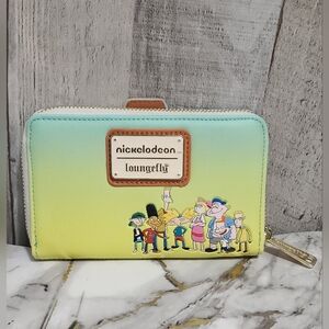 Loungefly NWOT Nickelodeon Hey Arnold Sunset Arms Boarding House Zip Wallet